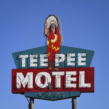 Tee Pee Motel in Wharton