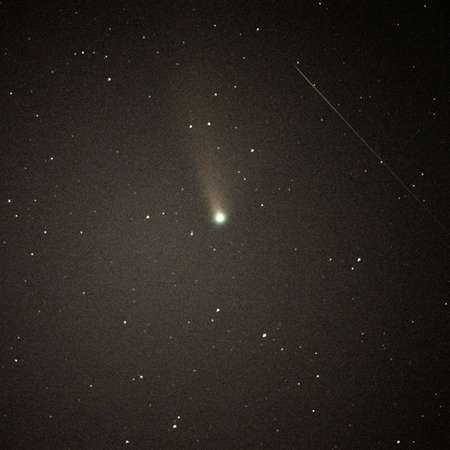Comet Neowise with Shooting Star