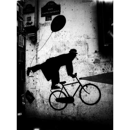 Untitled, Paris (Man on Bicycle)