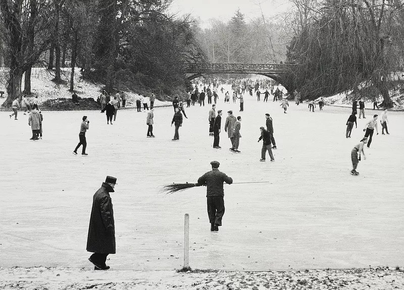 Lac du Bois de Boulogne, Paris, 1954