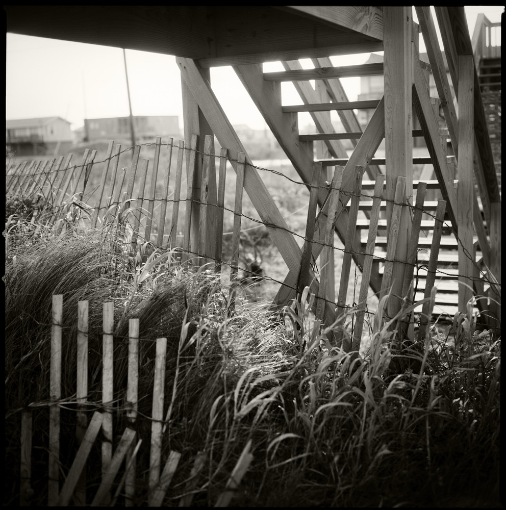Dune Fence and Stairs, Surfside Beach, 2002