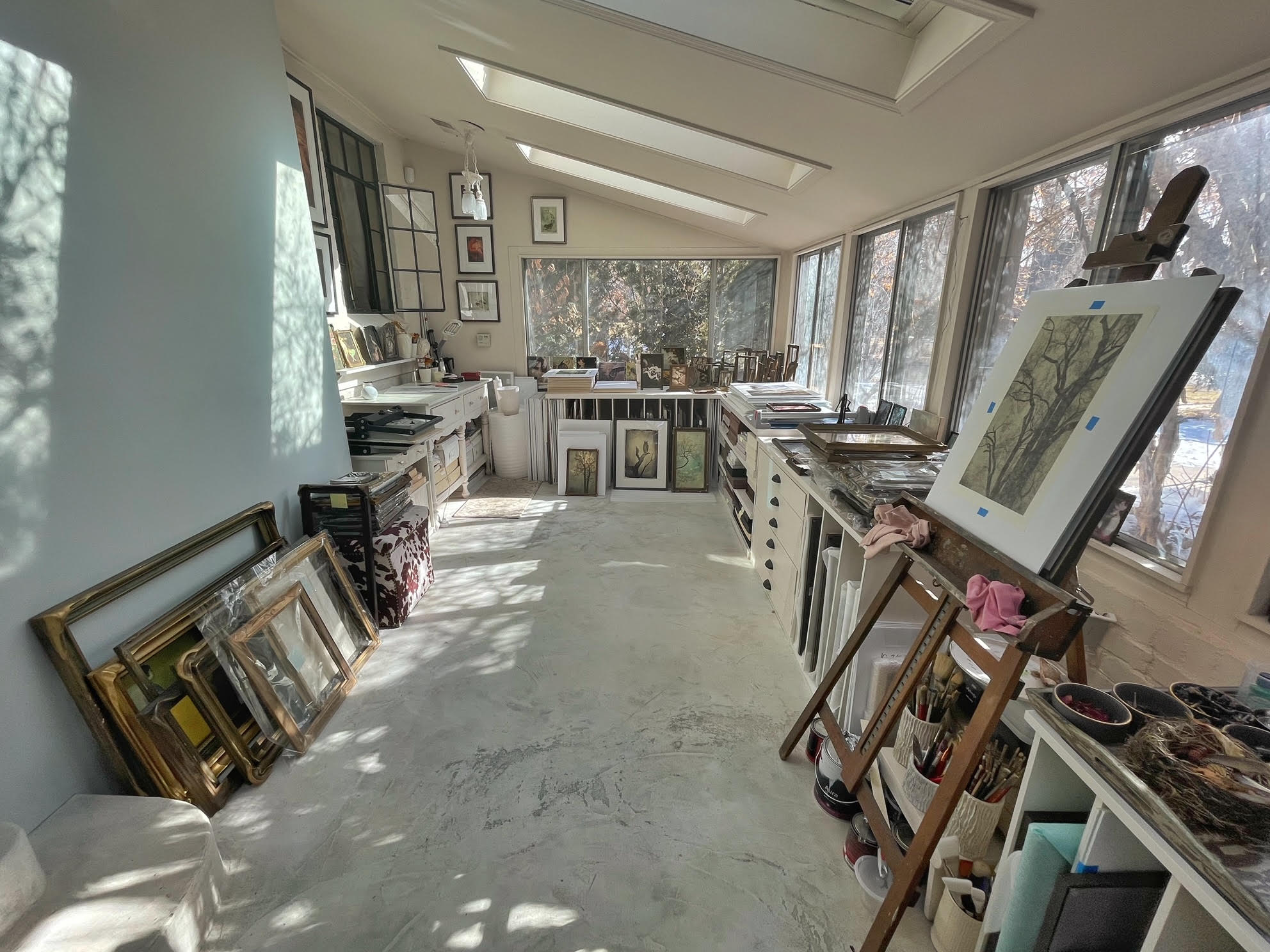 Wendi Schneider's Studio, Still in the Studio, Catherine Couturier Gallery
