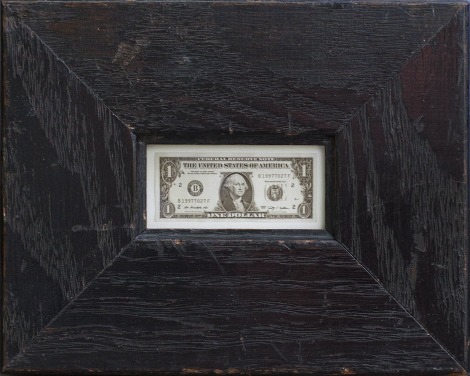 One Dollar, Jefferson Hayman, Catherine Couturier Gallery