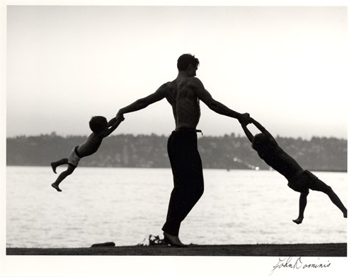 Jacques D'Amboise Playing With His Children