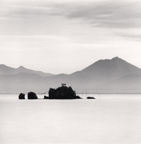 Michael_Kenna,_Tahare_Island_Torii,_Kyushu, Japan,_2024,_Catherine_Couturier_Gallery