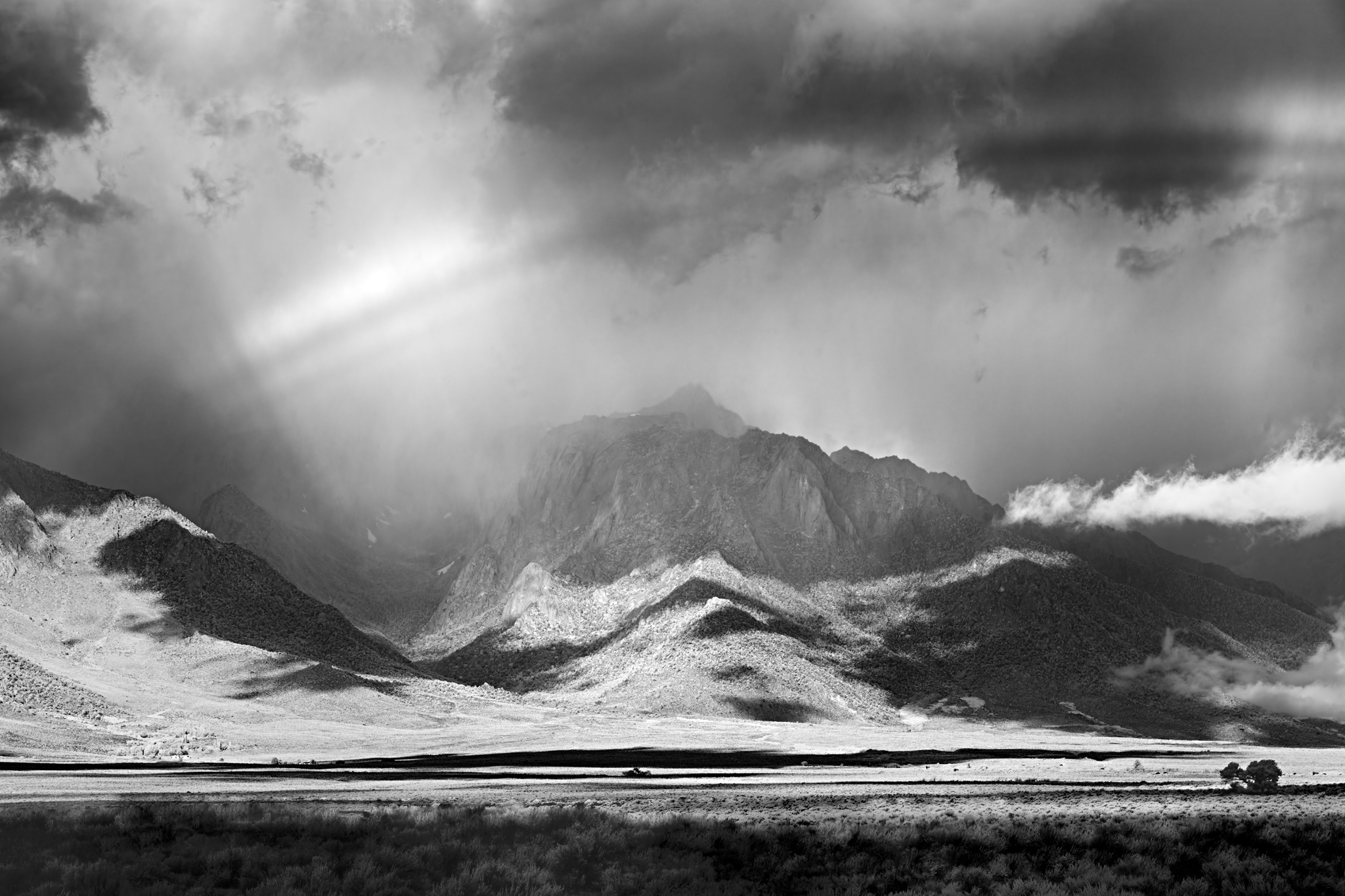 assets/images/artists/Mitch_Dobrowner/Mitch Dobrowner Lone Pine Peak at Catherine Couturier Gallery