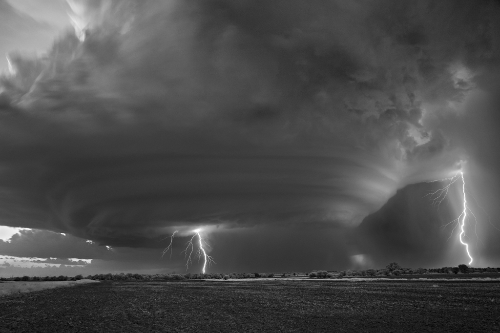 Mitch Dobrowner, Lightning Strikes, Catherine Couturier Gallery