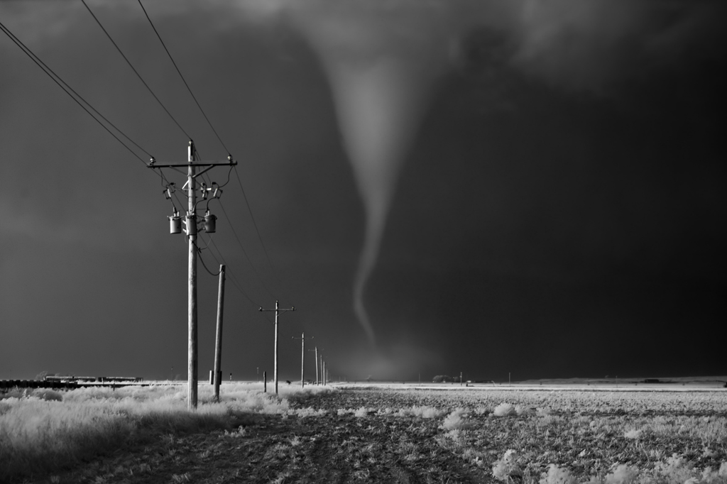 Mitch Dobrowner, Tornado Crossing Power Poles